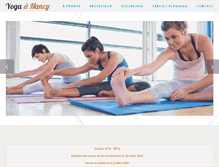 Tablet Screenshot of lorraineyoga.com